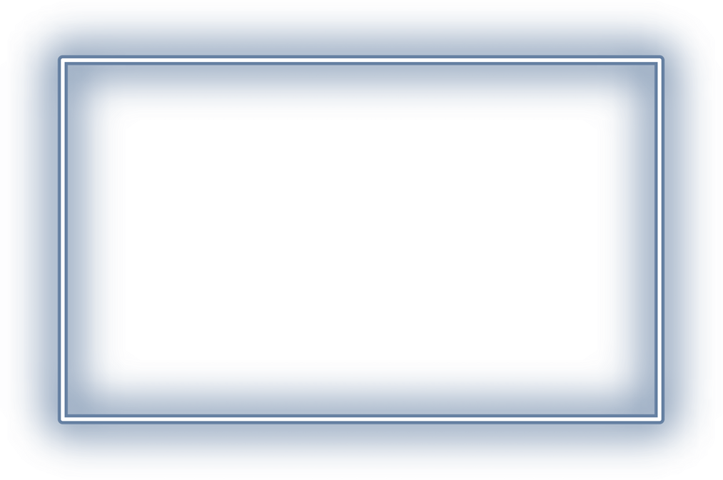 Dark Blue Frame Rectangle Neon